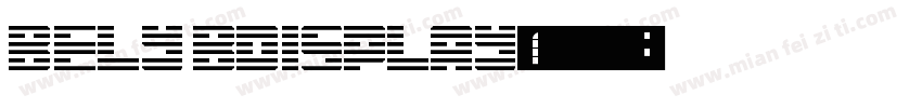 Bely bDisplay字体转换